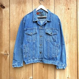 Vintage Ball Denim Trucker Jacket Sz 52, XL